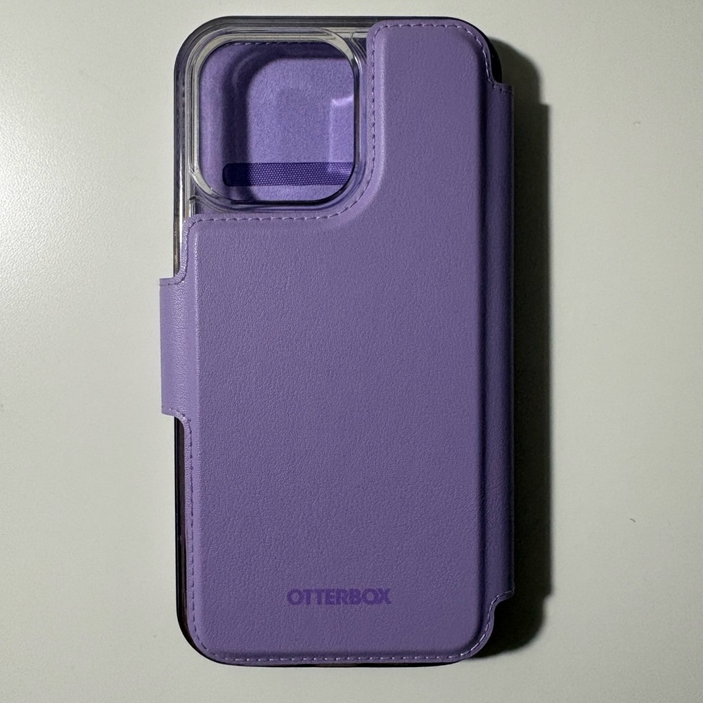 OtterBox iPhone 15 Pro Max Detachable Folio Wallet with Clear Case - I Lilac You